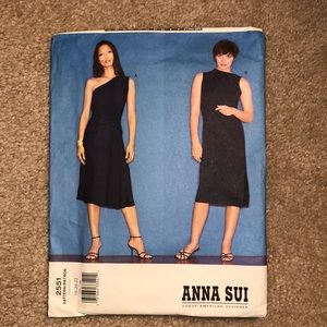 Vintage Anna Sui Women’s Dress Sewing Patterns